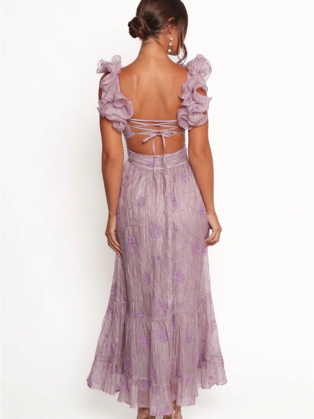 Petal & Pup Maxi Garden Dress - Lilac - Picture 2 of 4